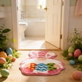thumbnail image 3 of Eoozwa Easter Bathroom Rug Egg Rug Easter Door Mat Funny Non Slip Washable for Bathroom Kitchen Decor Shower Living Room Bedroom, 3 of 6