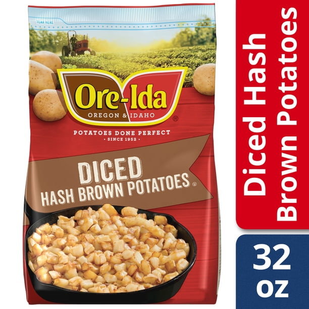Ore Ida Diced Hash Brown Potatoes 32 Oz Bag Walmart Com