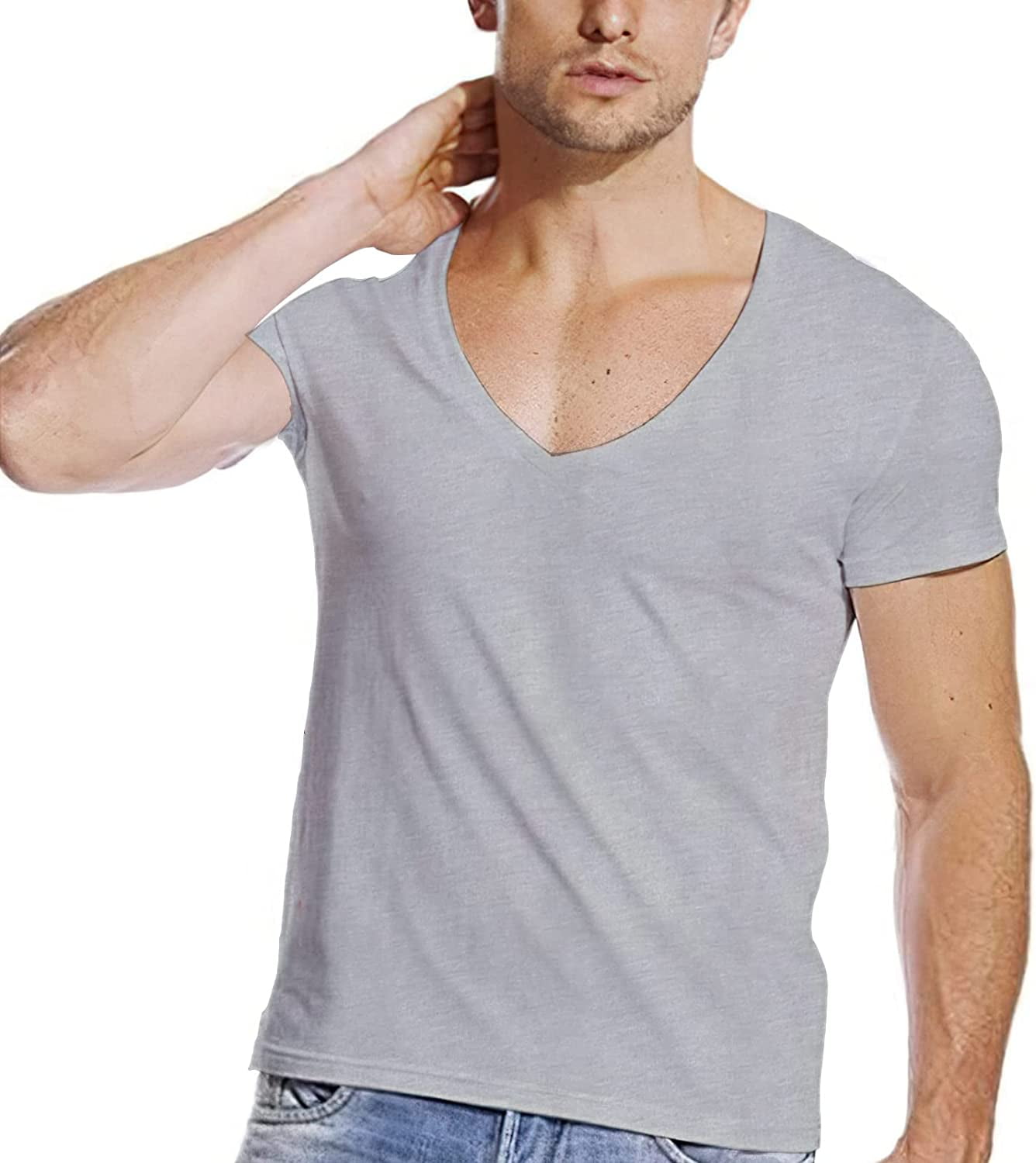 Deep V Tee Shirt – Shopshalicenoel