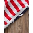 thumbnail image 6 of BemeyourBBs Toddler Baby Boys 4th of July Outfits Summer Clothes Patriot Fourth of July Independence Day Clothes Letters Print Sleeveless Shirt Vest Tank Top Star Stripes American Flag Shorts Set, 6 of 8
