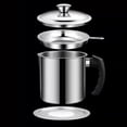 thumbnail image 3 of 1 Pc Stainless Steel Oil Storage Can, 71 fl oz Fine Mesh Strainer, Grease Container with Filter Screen, Kitchen Cooking Oil Keeper, Filtering Grease Strainer Pot with Lid for Home Kitchen, 3 of 6