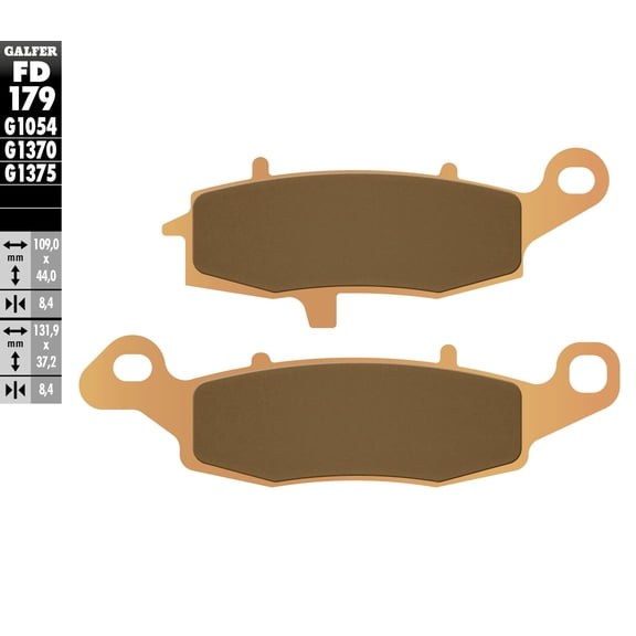 Galfer Brakes FD179G1370 HH Sintered Brake Pads