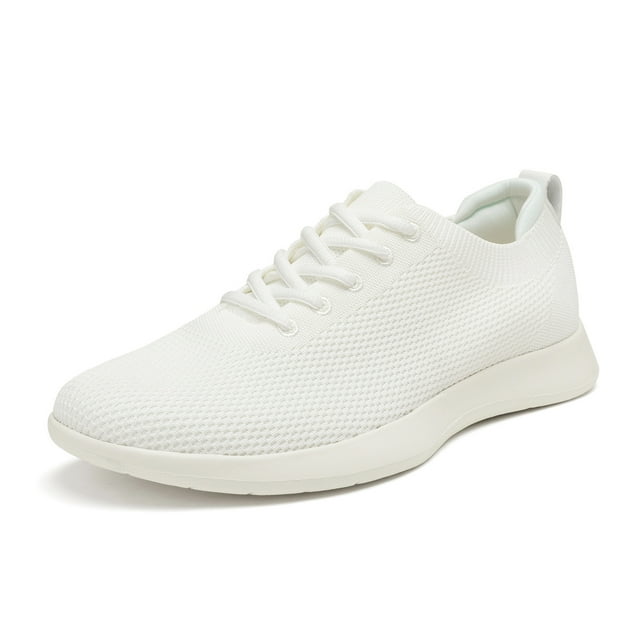Bruno Marc Mens Fashion Comfort Walking Shoes Breathable Fashion Sneaker Casual Shoe Size 6.5-13 LEGEND-2 WHITE Size 9