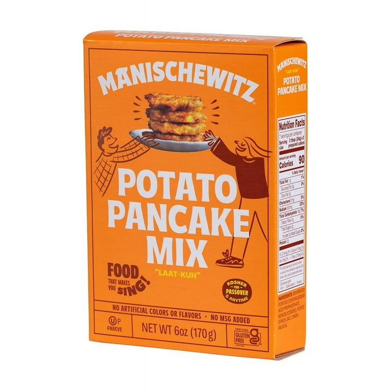 Manischewitz Gluten-Free Kosher Mix Potato Pancake, 6 Oz - Walmart.com