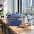 thumbnail image 4 of Portable Lunch Cooler Bag Insulated Lunch Box Tote With Strap Handle Thermal Food Storage Organizer Office Travel Picnic Camping Outdoor Reusable Meal Carrier Storage Bag, 4 of 6
