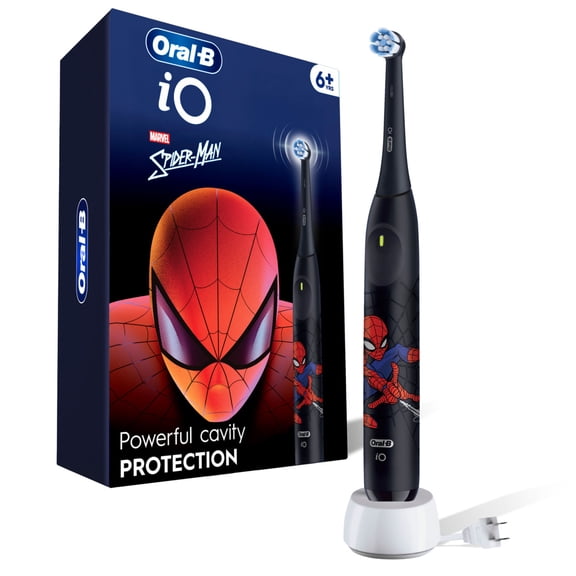Oral-B iO Kids Limited Rechargeable Electric Powered Toothbrush, Spiderman