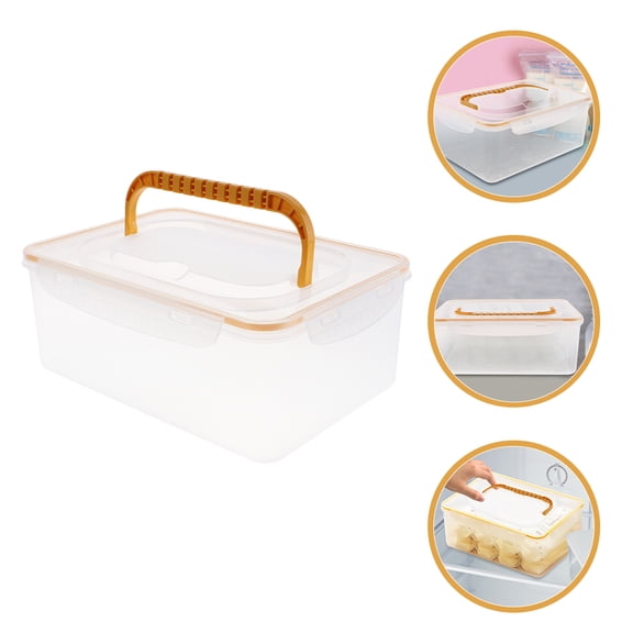 HONMEET 2-Pack Plastic Storage Organizer for Refrigerator, Ideal for Nursing Mothers and Infant Feeding