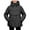 Black, variant on Winter Coats for Women Winter Coat Warm Thermal Insulated Hooded Jacket With Slim Fit Waist For Cold Weather Windproof Outdoor Activities Casual Fashion Winter Jackets for Women