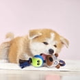 thumbnail image 3 of asddcavvf Dog Toy Corduroy Tennis Rope Dog Molar Interactive Pet Dog Toy, 3 of 9