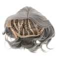 thumbnail image 1 of KAKOWELY Perruque Courte et Bouclée pour Femmes, Argent Gris, Coupe de Cheveux Rinka, Perruques à l'Apparence Naturelle, Couverture de Perruque en Filet Rose Exquise (66310), 13.78"X7.87"X2.36 Pouces, 1 of 5