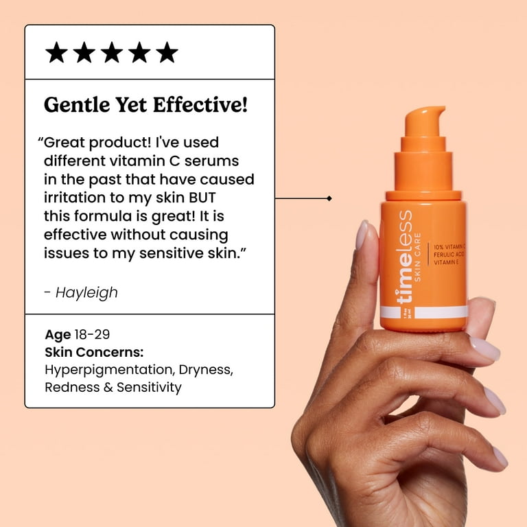 Timeless Skin Care Vitamin C Serum: Ultimate Glow & Anti-Aging Boost