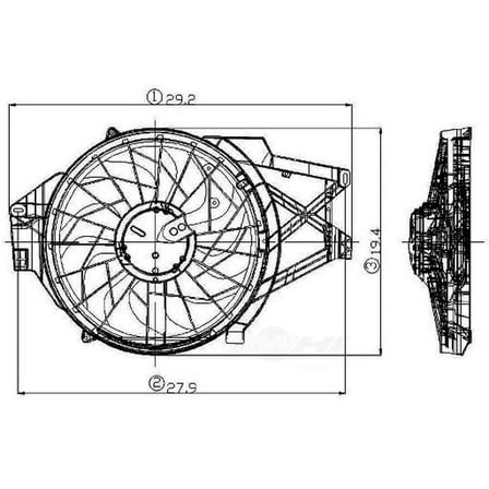 Engine Cooling Fan Assembly