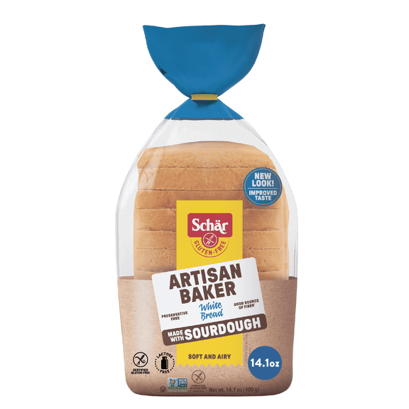 Schar Artisan Baker White Gluten Free Bread, Fresh, 14.1 oz