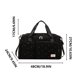 thumbnail image 5 of Fiudx Bolso de Mano con Estampado de Fresa, Bolso de Mano de Gran Capacidad con Compartimento para Zapatos y Separación Entre Ropa y Artículos Húmedos y Secos, Bolso Ligero de Pana para Fin de Semana, 5 of 6