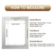 thumbnail image 7 of LUCKUP Cordless Roman Shades, Roll Up Bamboo Blinds for Indoor Windows, Light Filtering UV Protection Natural Bamboo Shades, Easy to Install for Home & Office, 30" W x 64" L, Brown, 7 of 7