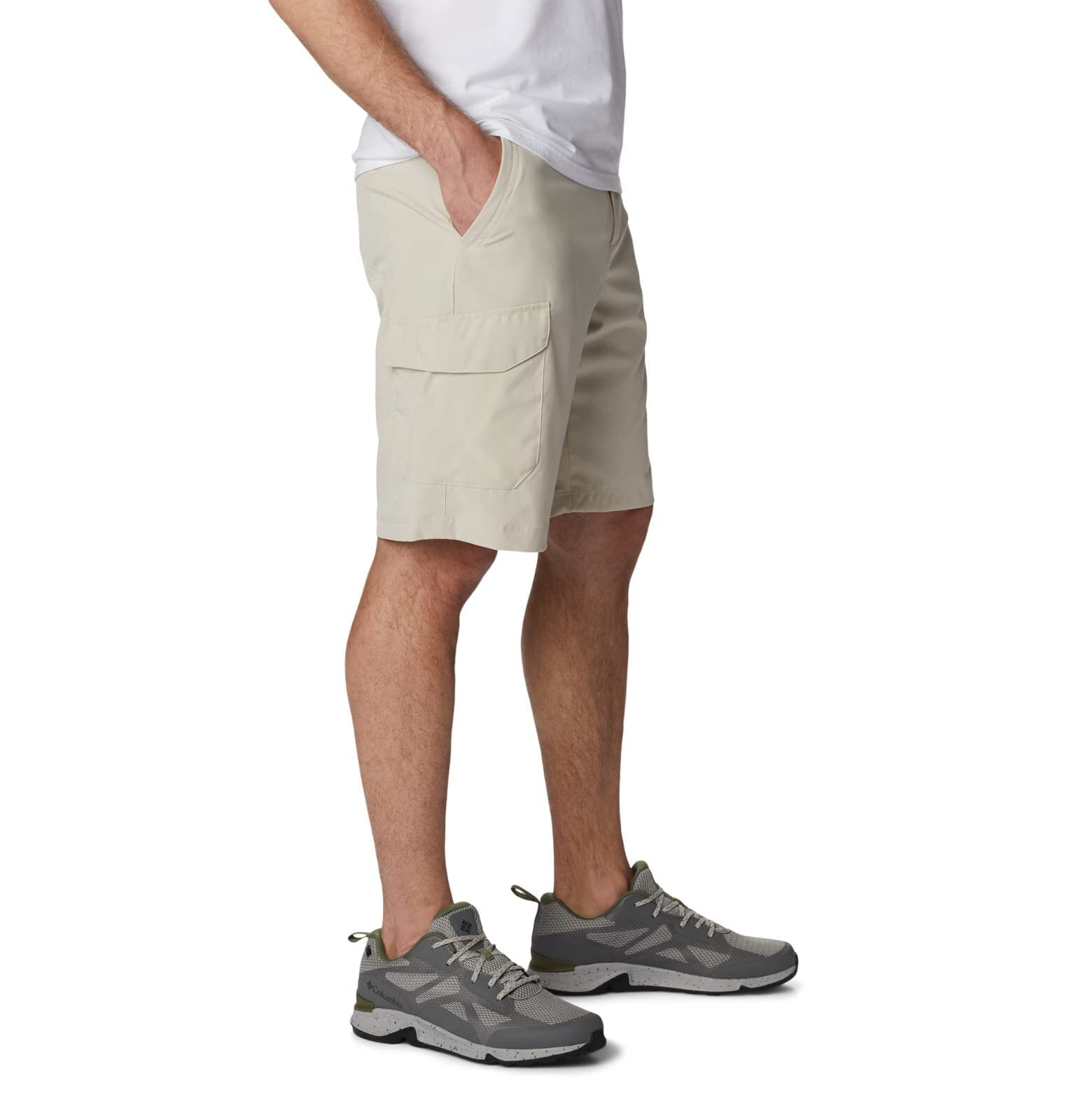 Short Columbia Eaglecrest Homme, Taille 42, Gris, UPF, Cargo, Neuf Avec étiquettes