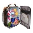 thumbnail image 4 of 10.5X9.5in Square Insulated Lunch Bag Leak-proof Lunch Box for Outdoor Work Picnic Farm Brown Horse, 4 of 6