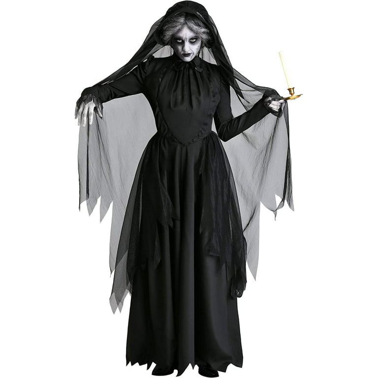 Lady in Black Women's Ghost Costume 