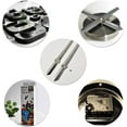 thumbnail image 5 of Namzi Modern 3D Frameless Large 3D DIY Wall Clock Watches Hours DIY Decorations Home for Living Room Bedroom (Black-4), 5 of 5