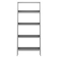 thumbnail image 3 of Pemberly Row 4-Shelf Wood Ladder Bookcase in Gray, 3 of 4