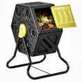 thumbnail image 1 of Outsunny 17 Gallon Composter, Compost Bin with Steel Legs, Yellow, 1 of 10