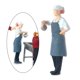 thumbnail image 4 of 1/64 Mini Figuras personas en miniatura Sunnimix Chef Grey 2 Figuras de muñecas en miniatura, 4 of 8