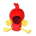 thumbnail image 2 of Sombrero de peluche, cubrecabezas, novedoso sombrero de animal, para cosplay, accesorios de disfraz para fiestas de máscaras, suministros de, 2 of 9