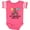 Football Pink and White, variant on Inktastic My Godmother Loves Me Bear Boys or Girls Baby Bodysuit