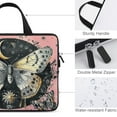 thumbnail image 3 of JRXY Butterflies Moon Stars Neoprene Laptop Handle Bag Diving Fabric Tablet Cover Computer Protect Case 15inch, 3 of 5