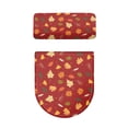 thumbnail image 2 of HELLHERO Maple Leaves Cozy for Toilet Fits All Toilet Shapes Bathroom Toilet Cozy Set Elastic Bottom Soft Washable, 2 of 8