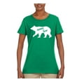 thumbnail image 2 of Wild Bobby, Mama Bear, Mother's Day, Women Graphic Tee, Kelly, Large, 2 of 4