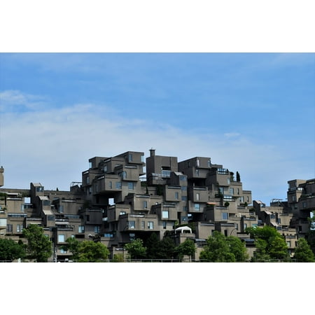 LAMINATED POSTER Habitat 67 Quebec Montreal Architecture Habitat Poster Print 24 x (Best Time To Visit Montreal And Quebec City)