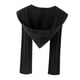 thumbnail image 2 of Bufanda con capucha, calentador de orejas, capa, chal cálido para esquiar, patinaje en otoño e invierno. negro, 2 of 8