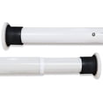 thumbnail image 1 of Barra extensible para cortina de ducha de 160 a 210 cm, sin perforaciones, de acero compuesto de color crema, diámetro de 32 mm, barra telescópica multifunción para cortinas y ropa, 1 of 5