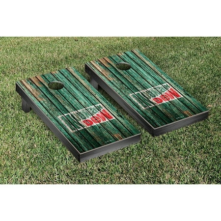 Victory Tailgate Mountain Dew Throwback Weathered Version Cornhole Game Set