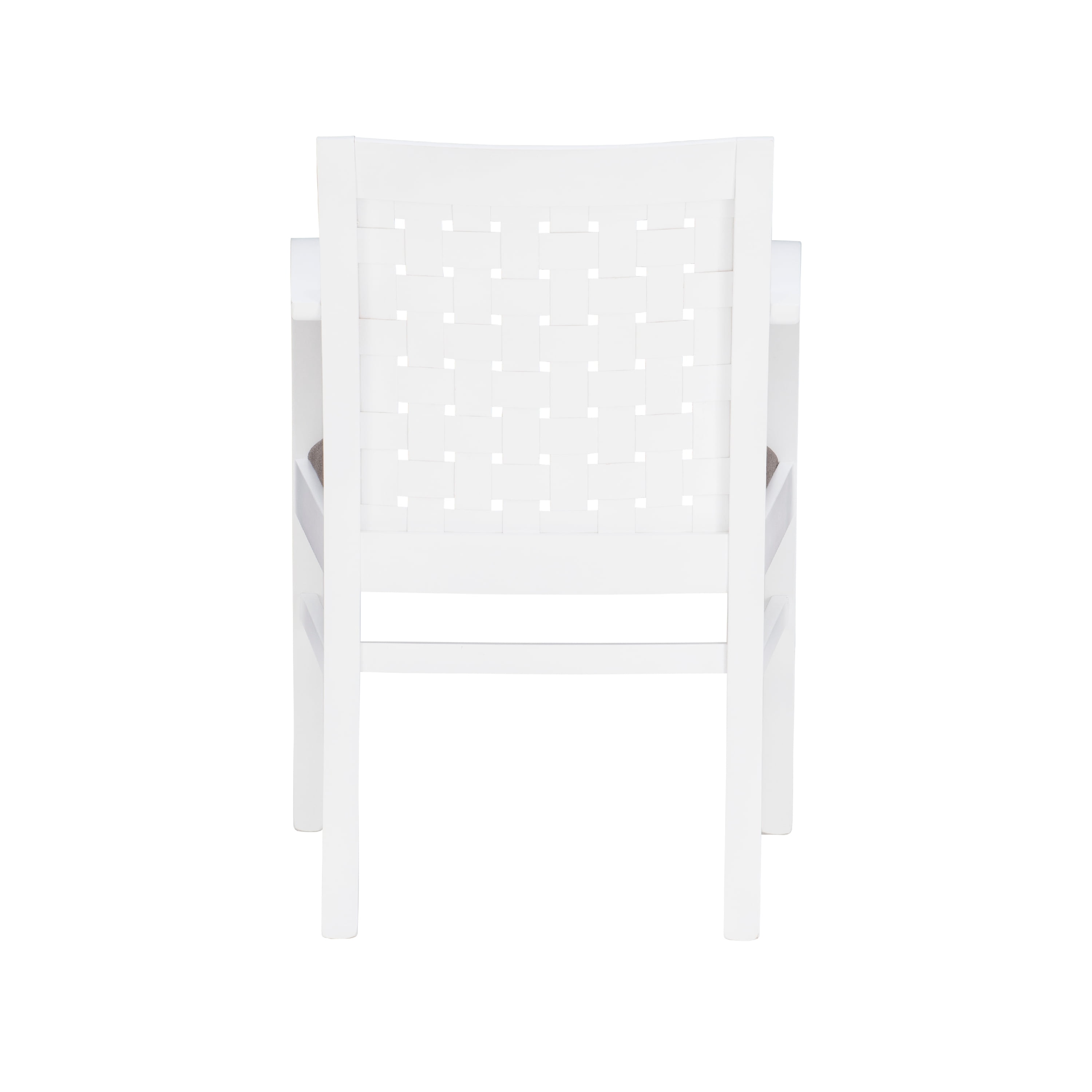 Linon Rheims Lounge Chair, Dark Gray and White