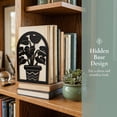 thumbnail image 2 of Unique Bargains Metal Tree Design Book Ends for Shelves Black Plant StyleG 4.7"x3.5"x6.8", 2 of 5