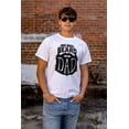 thumbnail image 4 of Big Bad Beard Dad Fathers Day Gift Men's Big & Tall Crewneck Graphic Tee Brisco Brands 5X, 4 of 5