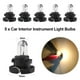 thumbnail image 3 of Iluminación Interior 5 uds T4 Universal 12V coche Auto Interior instrumento bombillas tablero lámparas Likrtyny Para estrenar, 3 of 8