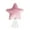 Pink, variant on Shoreew Plush Star Tree Topper Furry Star Christmas Treetop Ornaments for Winter Rustic Holiday Xmas Party Decoration