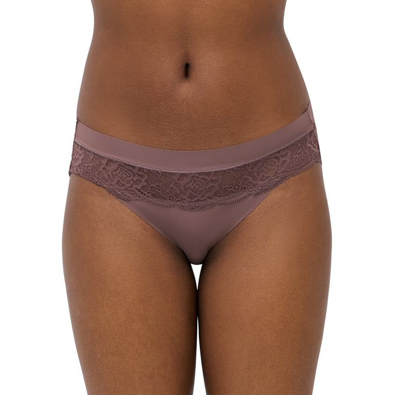 Blake & Co. Women's Micro and Lace 3-Pack Bikini Underwear
