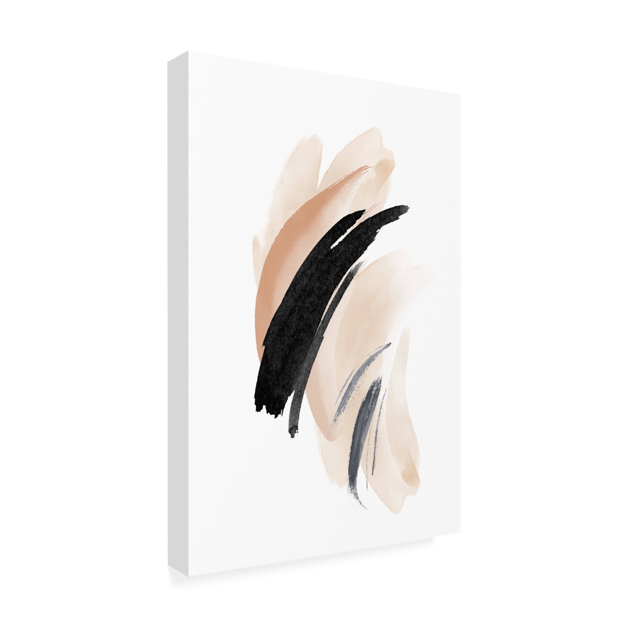 Trademark Fine Art Sally Ann Moss Simple Beige 2 Canvas Wall Art