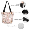 thumbnail image 4 of Disketp Autumn Floral Deer Bolsa de Hombro Casual para Mujer, Bolso Cruzado para Compras, Viajes y Uso Diario, 4 of 6