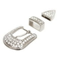 thumbnail image 2 of Western 25 mm Rhinestone Belt Buckle Set for Replacement or Leather Craft, 2 of 4