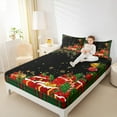 thumbnail image 4 of Feelyou Happy New Year Full Size Sheets for Kids, Christmas Gifts Bed Sheets, Red Green Buffalo Sheet Sets, Ultra Soft Home Decor, 4-Piece, 4 of 7
