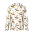 thumbnail image 1 of Balery Rabbit And Carrot Sudadera ligera de manga larga con capucha y protección solar UPF 50+ para hombre y mujer, ideal para pesca y running-X-Large, 1 of 7