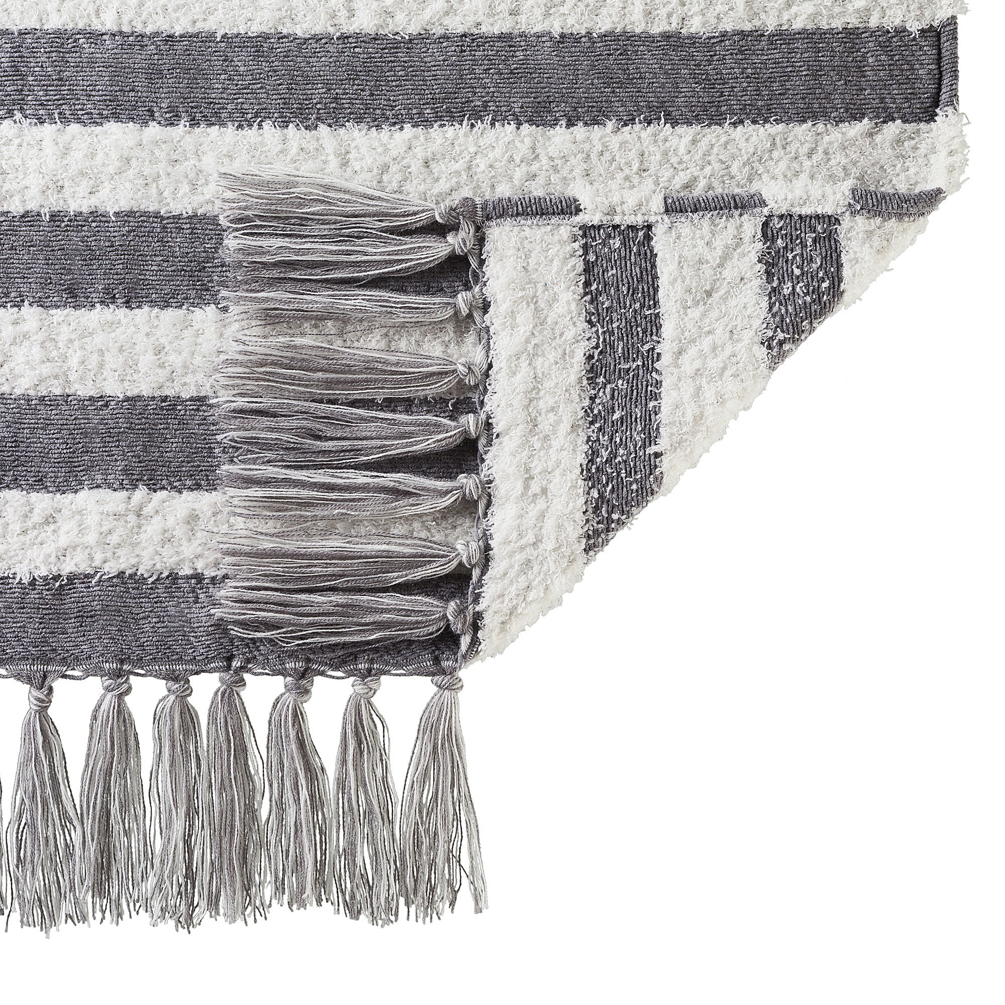 Better Homes & Gardens Textured Cozy Woven Chenille Throw, 50"x72", Grey Arch