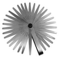 thumbnail image 1 of 32pc Feeler Gauge Stainless Steel Measuring Tool Set 0.001-0.04" 0.03-1.00mm, 1 of 1