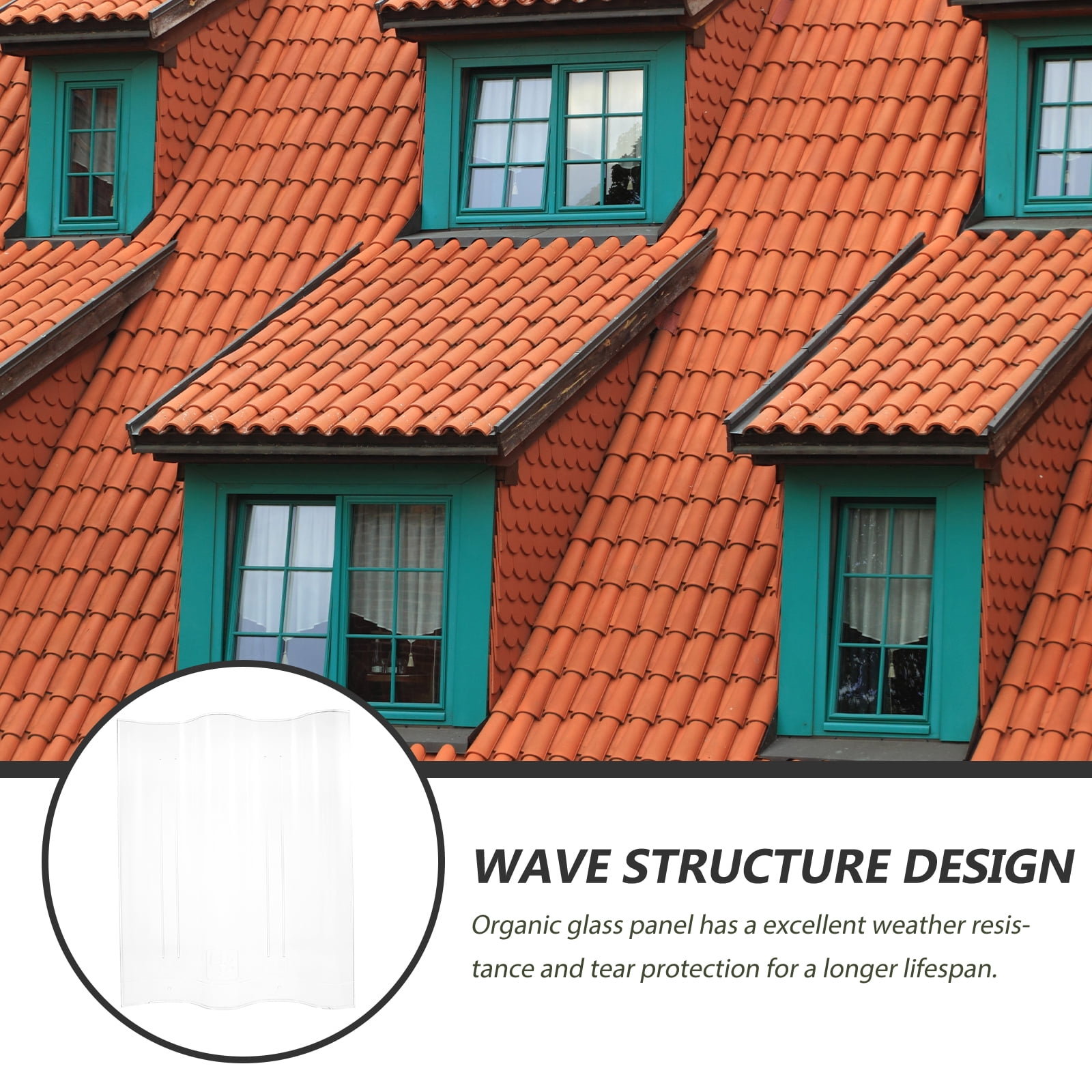 Zehuanyu Roof Acrylic Panel Transparent Panel Room Roofing Wave Panel Greenhouse Roof Panel