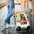 thumbnail image 3 of Happy New Year 2026 Newfoundland Santa Gnome Holiday Party Snow Travel Luggage Cover Newfie Dog Lover Gifts Suitcase Dust Protective Decor - 13019, 3 of 5